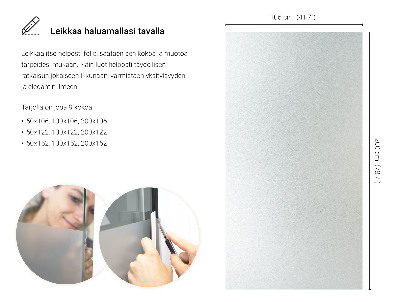 Vinilo ventana privacidad traslúcido