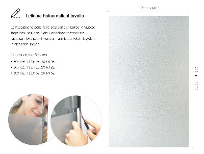 Vinilo ventana privacidad traslúcido