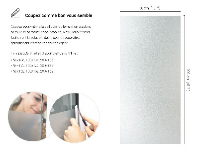 Vinilo ventana privacidad traslúcido