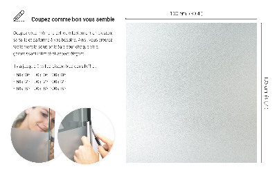 Vinilo ventana privacidad traslúcido