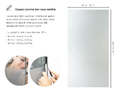 Vinilo ventana privacidad traslúcido