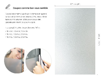 Vinilo ventana privacidad traslúcido