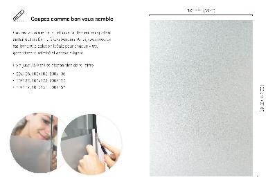 Vinilo ventana privacidad traslúcido