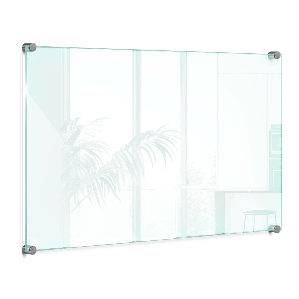Panel de cocina transparente