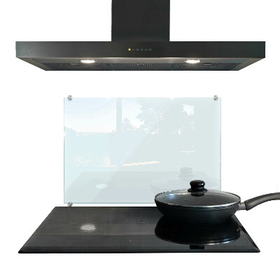 Panel de cocina transparente