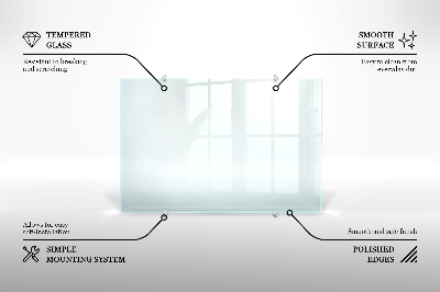 Panel de cocina transparente