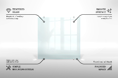 Panel de cocina transparente
