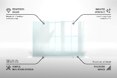 Panel de cocina transparente