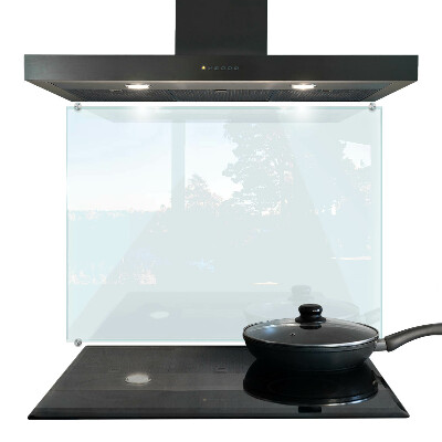 Panel de cocina transparente