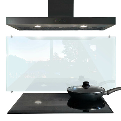 Panel de cocina transparente