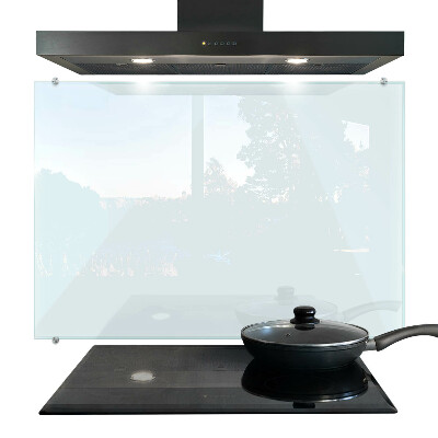 Panel de cocina transparente