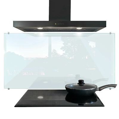 Panel de cocina transparente