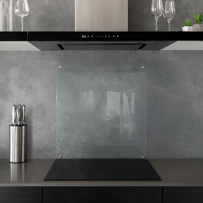 Panel de cocina transparente
