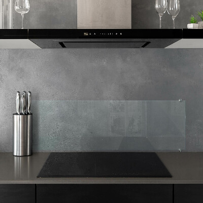 Panel de cocina transparente