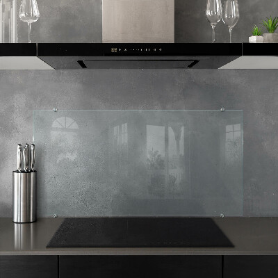 Panel de cocina transparente