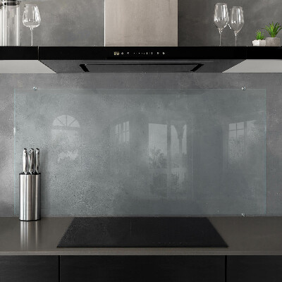 Panel de cocina transparente