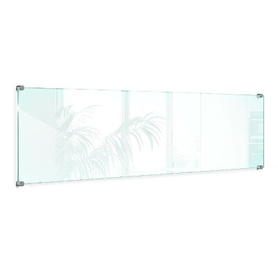 Panel de cocina transparente