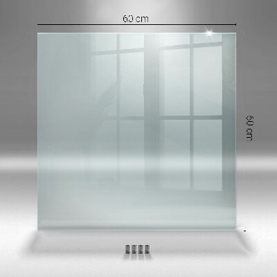 Panel de cocina transparente