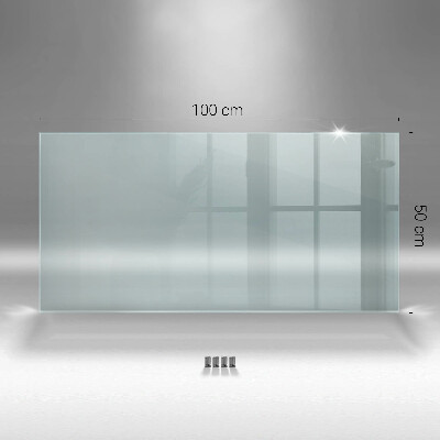 Panel de cocina transparente
