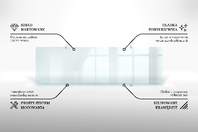 Panel de cocina transparente