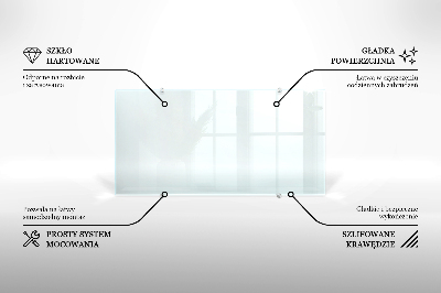 Panel de cocina transparente