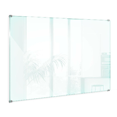 Panel de cocina transparente