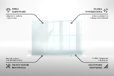 Panel de cocina transparente