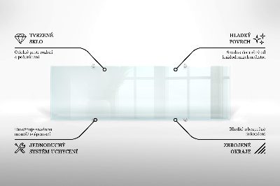 Panel de cocina transparente