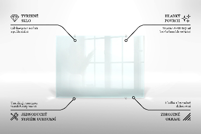 Panel de cocina transparente