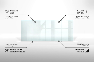 Panel de cocina transparente