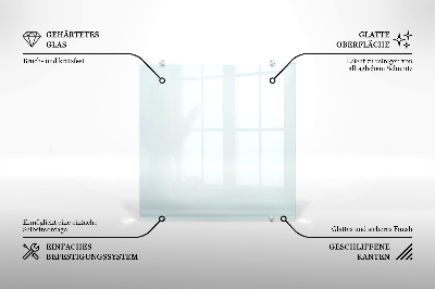 Panel de cocina transparente