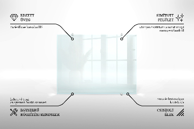 Panel de cocina transparente