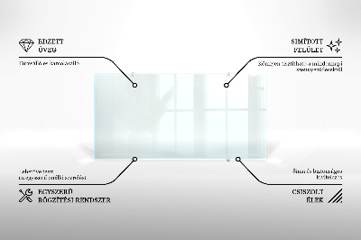 Panel de cocina transparente