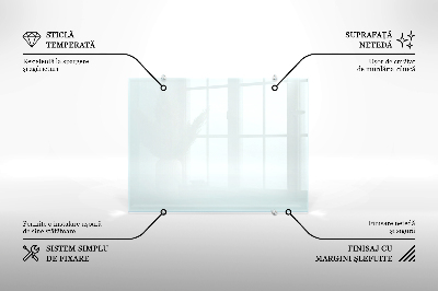 Panel de cocina transparente