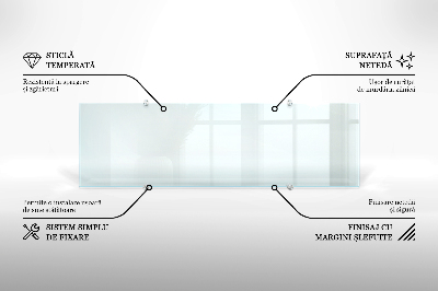 Panel de cocina transparente