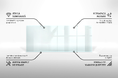 Panel de cocina transparente