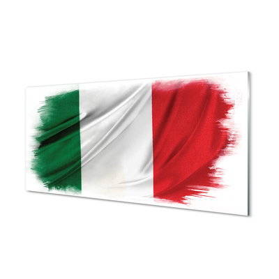 Paneles de vidrio Bandera de italia
