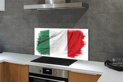 Paneles de vidrio Bandera de italia