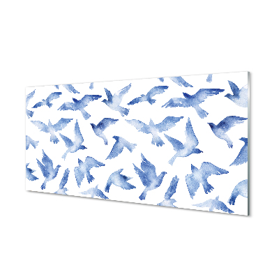 Paneles de vidrio Pájaros pintados