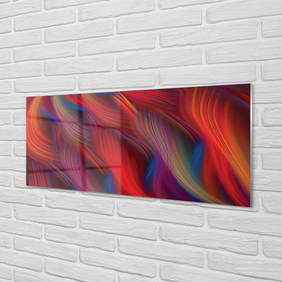 Paneles de vidrio Rayas de colores fractales
