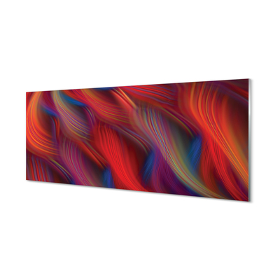 Paneles de vidrio Rayas de colores fractales
