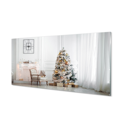 Paneles de vidrio Decoraciones de árboles de navidad