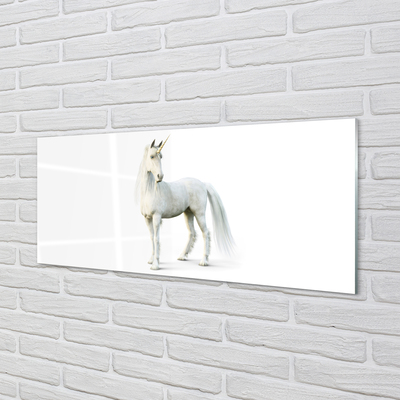 Paneles de vidrio Unicornio blanco