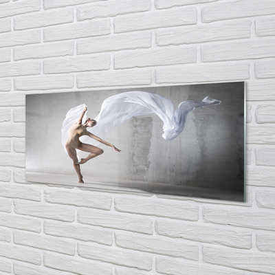 Paneles de vidrio Mujer bailando material blanco