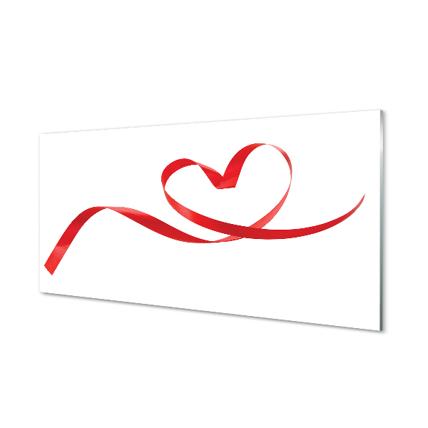 Paneles de vidrio Cinta del corazón
