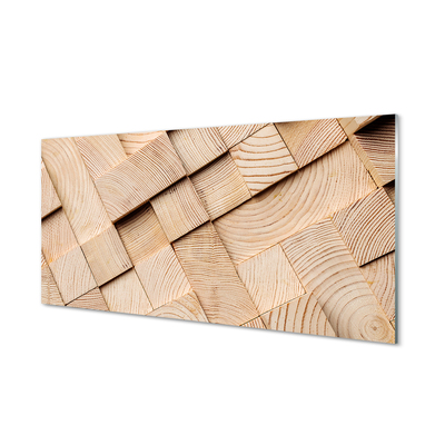 Paneles de vidrio Composición de madera del grano