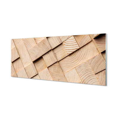 Paneles de vidrio Composición de madera del grano