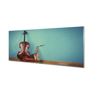 Paneles de vidrio Trompeta violín