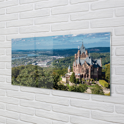Paneles de vidrio Alemania panorama del castillo de la ciudad
