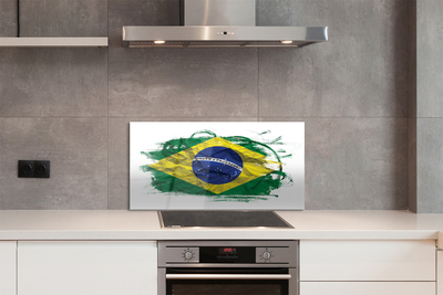 Paneles de vidrio Bandera de brasil